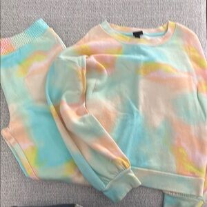 Colorful Tie-Dye Lounge Set